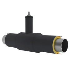 Кран шаровой ППУ ОЦ с МЗИ тип 2 Ст3сп LD 25х4х1900 мм ГОСТ 3262-75