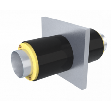 Опора неподвижная ППУ вариант Б тип 2 Ст3сп 26,8х2,5х255х16х1100х140х400 мм ГОСТ 3262-75