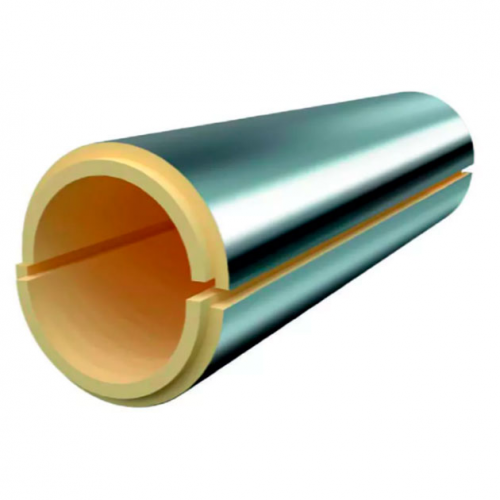 Скорлупа ППУ фольгированная для прямых участков 32х30 мм в Красноярске
