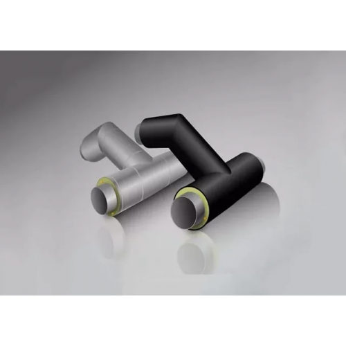 Тройниковое ответвление стальное ППУ ОЦ тип 2 Ст20 57х3,5х38х3х1200х730 мм ГОСТ 8732-78