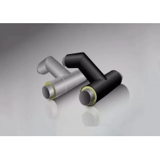 Тройниковое ответвление стальное с переходом ППУ ПЭ тип 1 09Г2С 57х3,5х45х3х45х3х1410 мм ГОСТ 8732-78