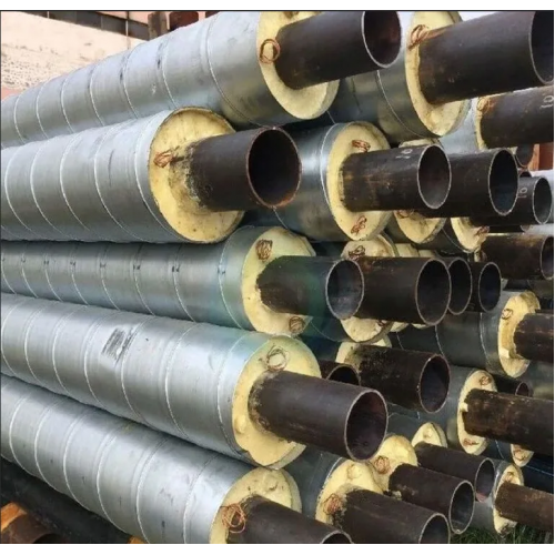 Труба в ППУ изоляции стальная в полиэтиленовой оболочке тип 2 09Г2С Ду57 57х4х140х3х38,5 мм ГОСТ 10705-80