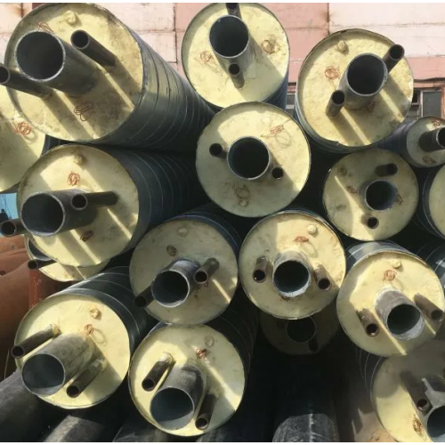 Труба в ППУ изоляции со спутником в полиэтиленовой оболочке тип 1 Ст10 Ду32 108х4,5 мм ГОСТ 10704-91